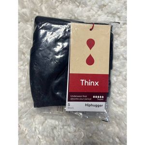 Thinx Hiphugger Small Black Underwear